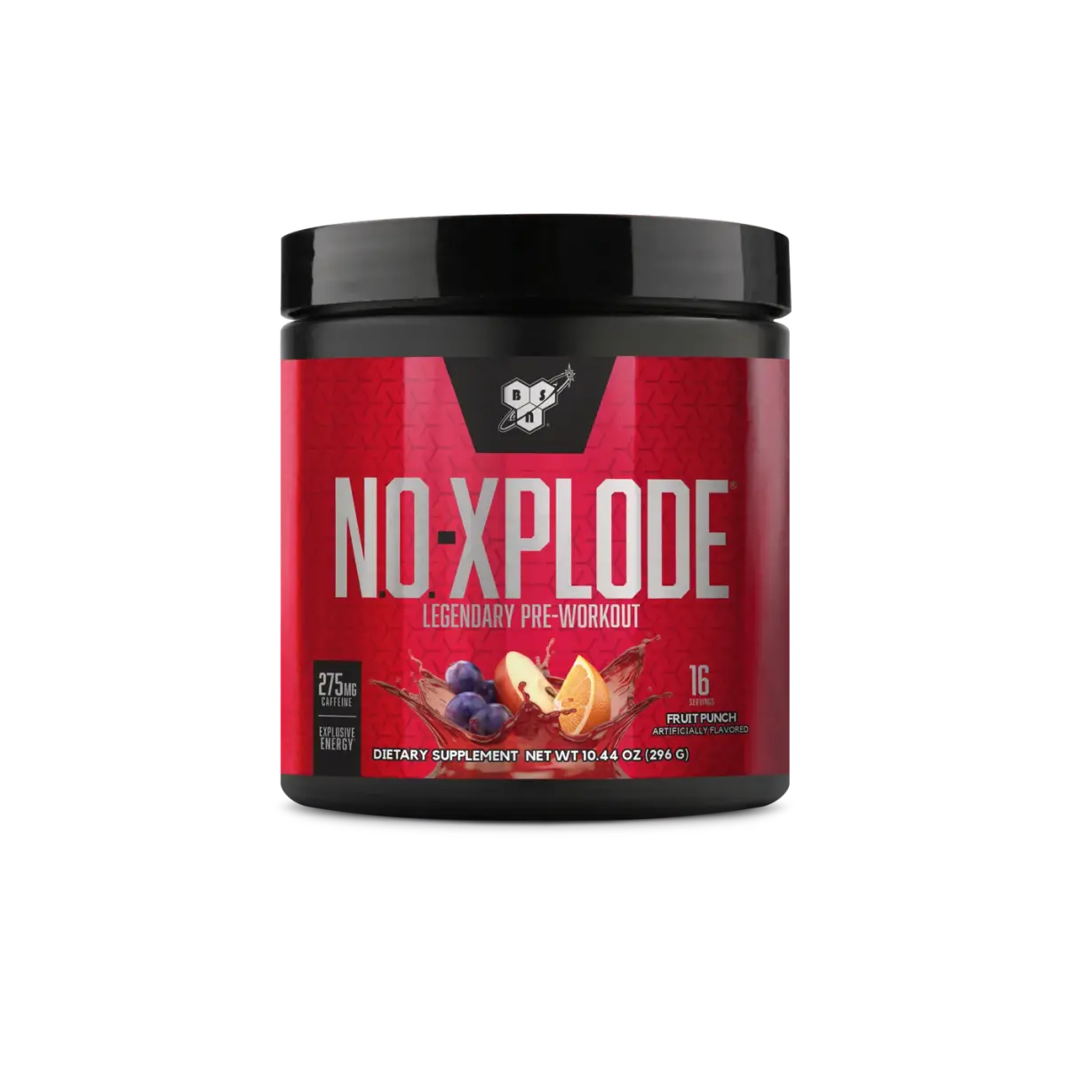 BSN N.O. Xplode, 3.0, Фруктовый Пунш, 1100 г, Энергетики и предтрен