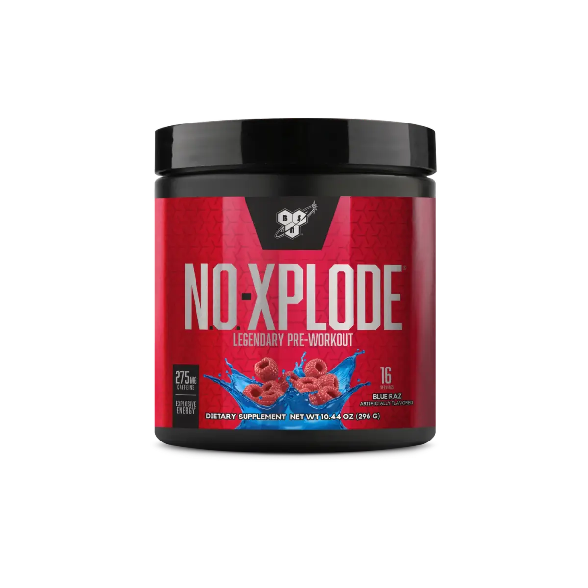 BSN N.O. Xplode, 3.0, Голубая Малина, 1100 г, Энергетики и предтрен