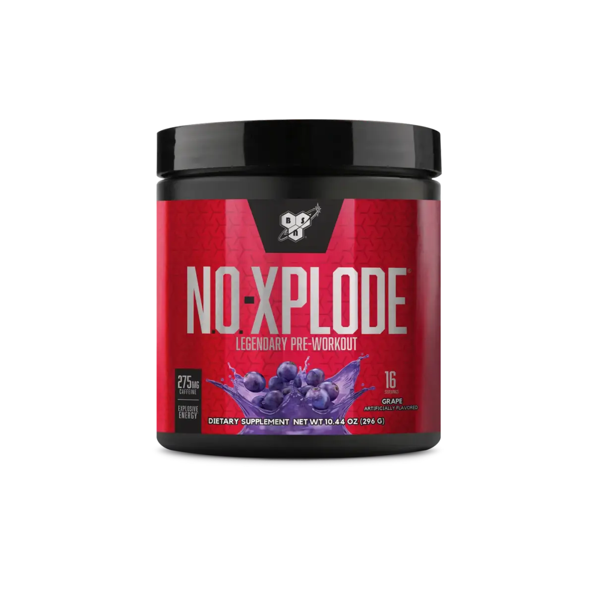 BSN N.O. Xplode, 3.0, Виноград, 1100 г, Энергетики и предтрен