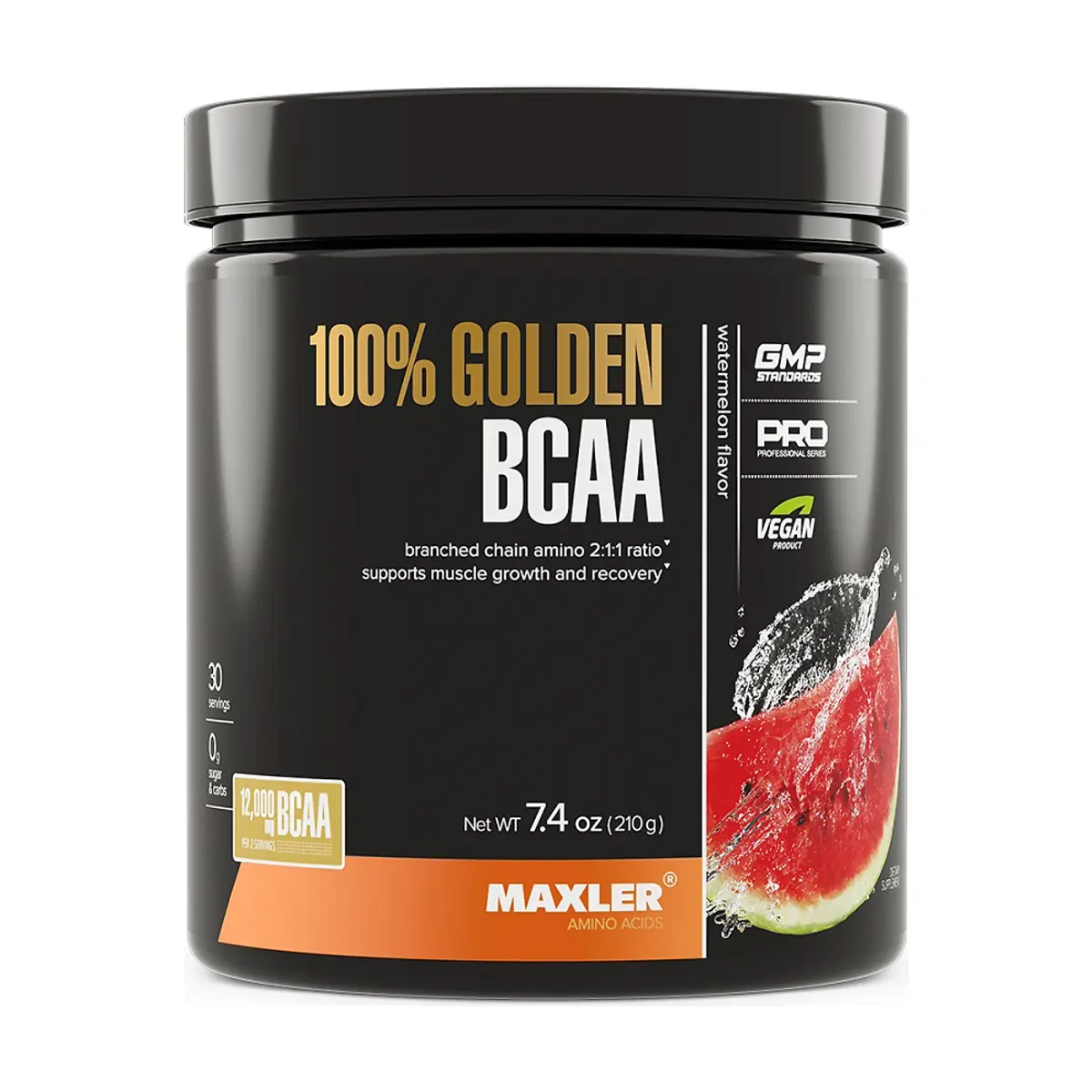 Maxler 100% Golden BCAA, Watermelon, 420 г, Аминокислоты