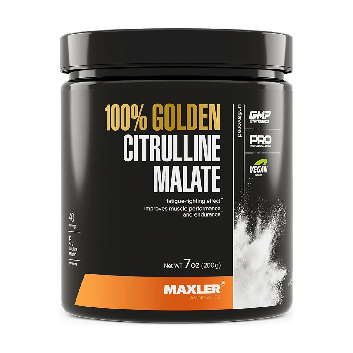 Maxler 100% Golden Citrulline Malate, 200 г, Аминокислоты