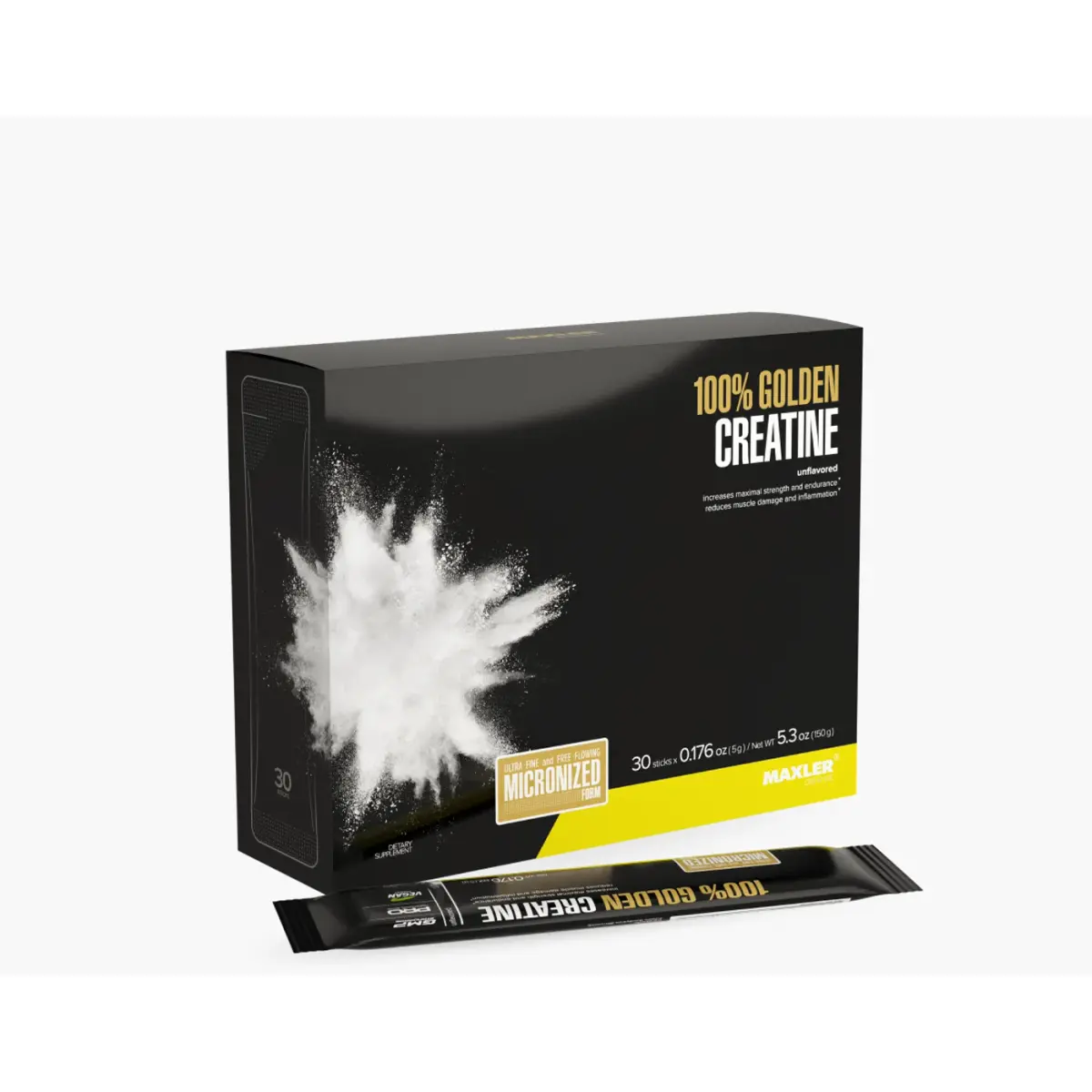 Maxler 100 % Golden Creatine, 30 sticks display box, Креатин