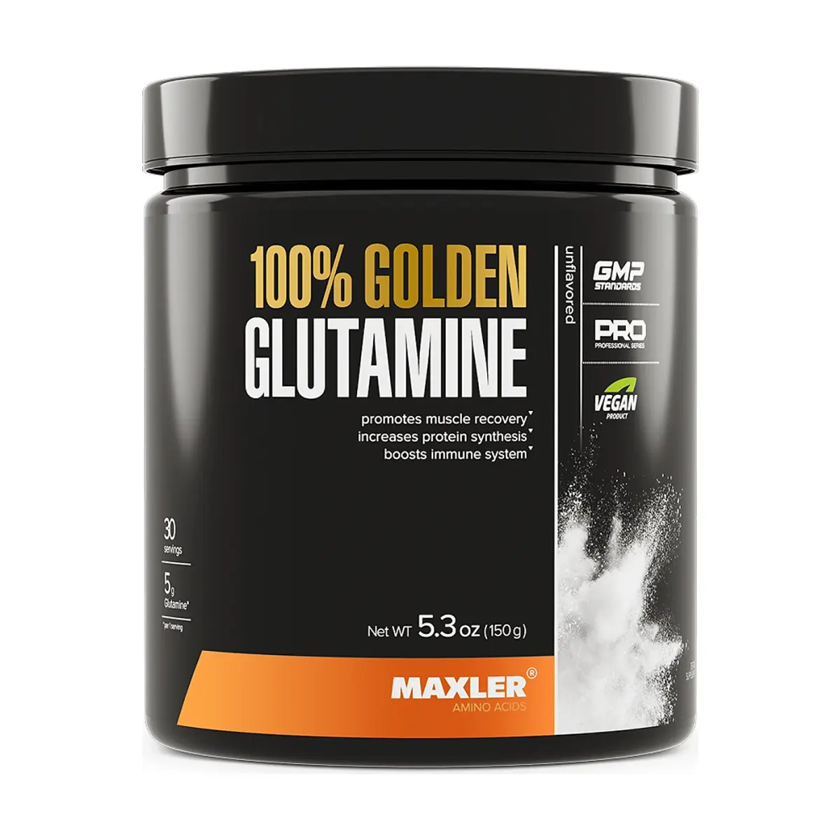 Maxler 100% Golden Glutamine, 150 г, Аминокислоты