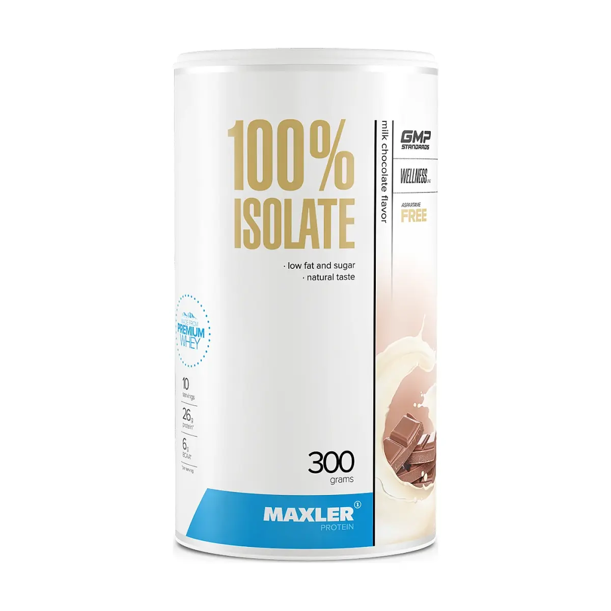 Maxler 100 % Isolate, Milk Chocolate, 300 г, Протеин