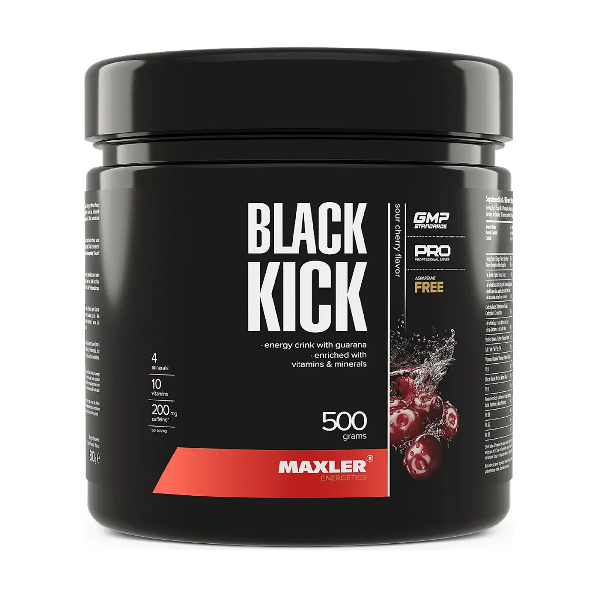 Maxler Black Kick, Энергетиктер, предтрен