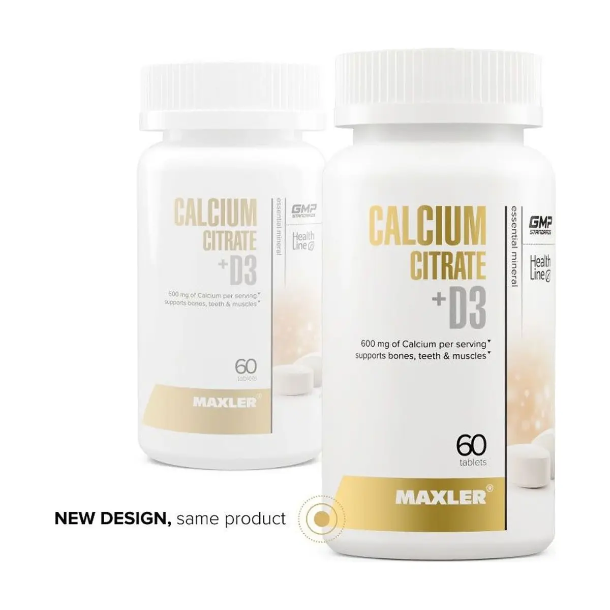 Maxler Calcium Citrate D3, 60 таб, Витаминдер