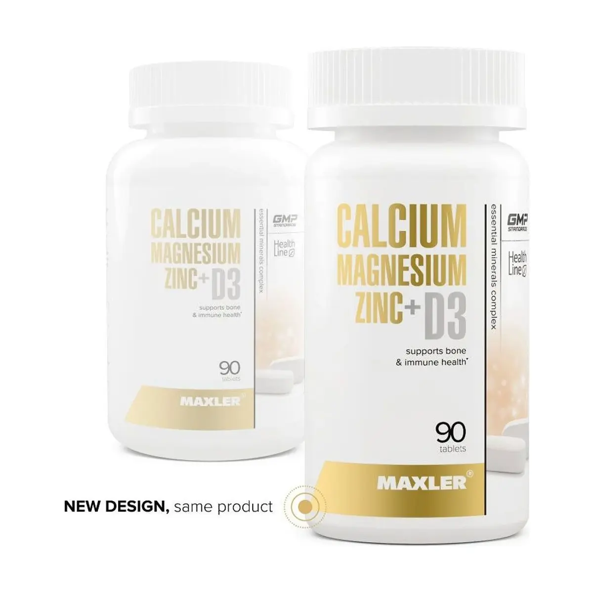Maxler Calcium Magnesium Zinc + D3, 90 таб, Витаминдер