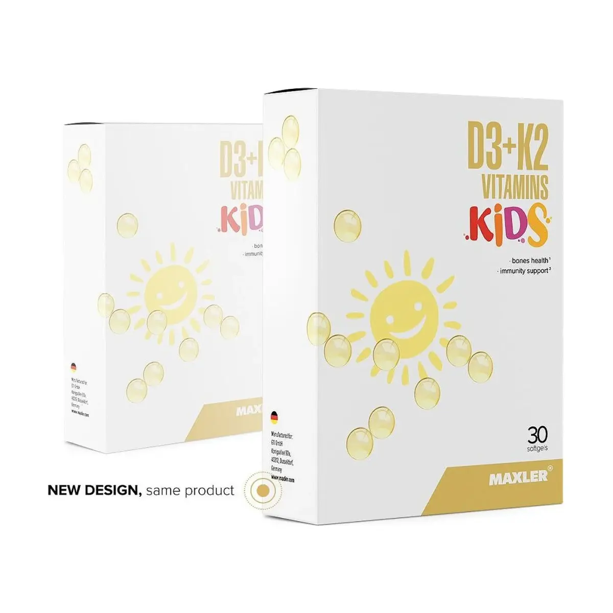 Maxler D3 + K2 Vitamins Kids, Витаминдер