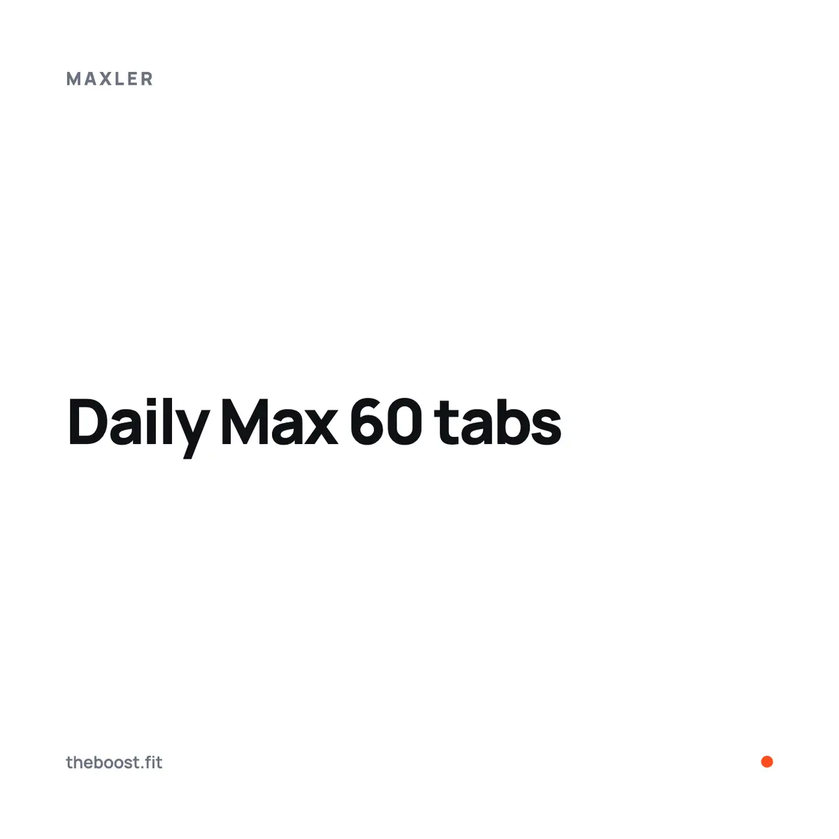 Maxler Daily Max 60 tabs, 60 tabs