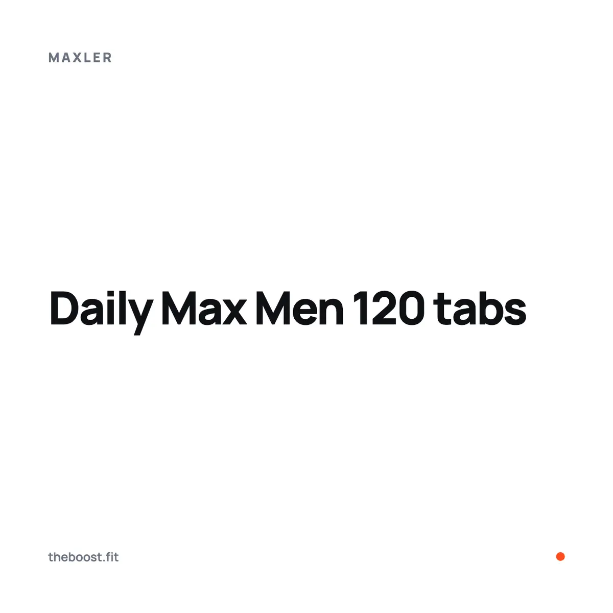 Maxler Daily Max Men 120 tabs, 120 tabs