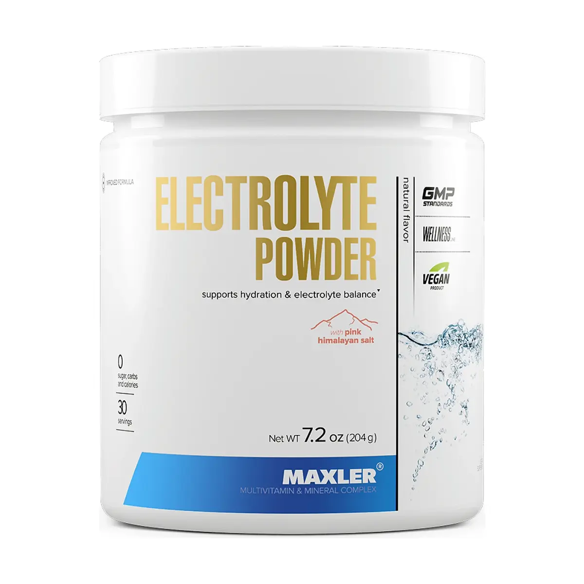 Maxler Electrolyte Powder, Natural, 204 г, Витаминдер