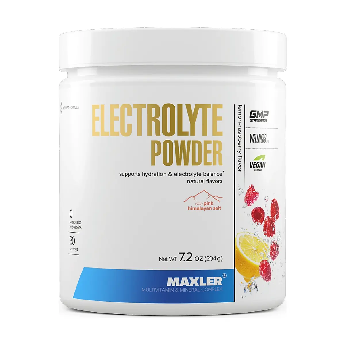 Maxler Electrolyte Powder, Lemon-Raspberry, 7 г, Витаминдер