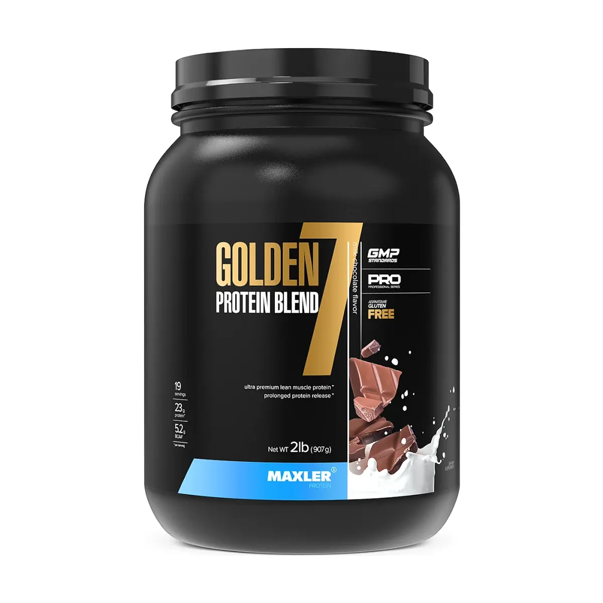 Maxler Golden 7 Protein Blend, Vanilla Ice Cream, 907 г, Протеин
