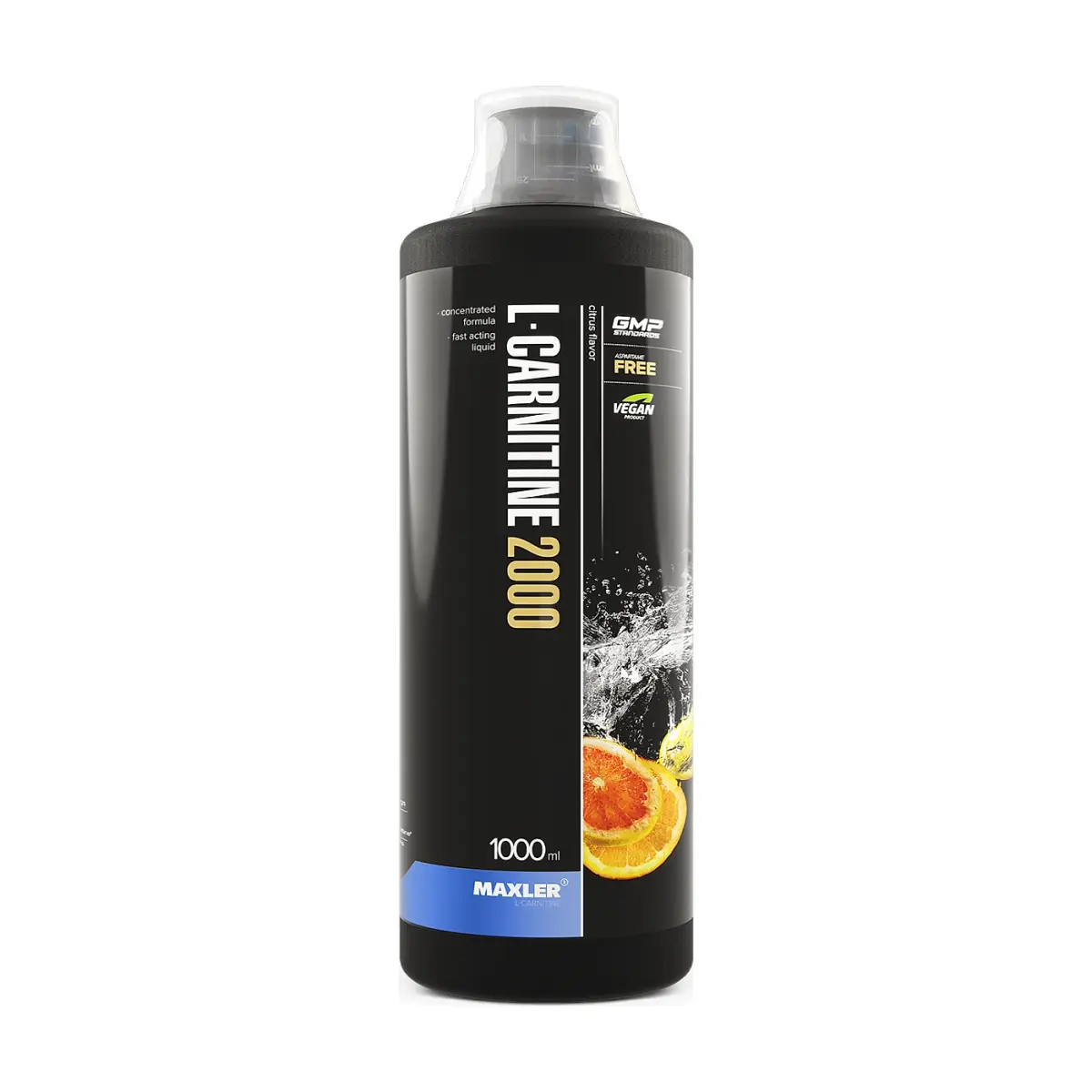 Maxler L-Carnitine 2000, Цитрус, 1000 мл, Май жағушылар