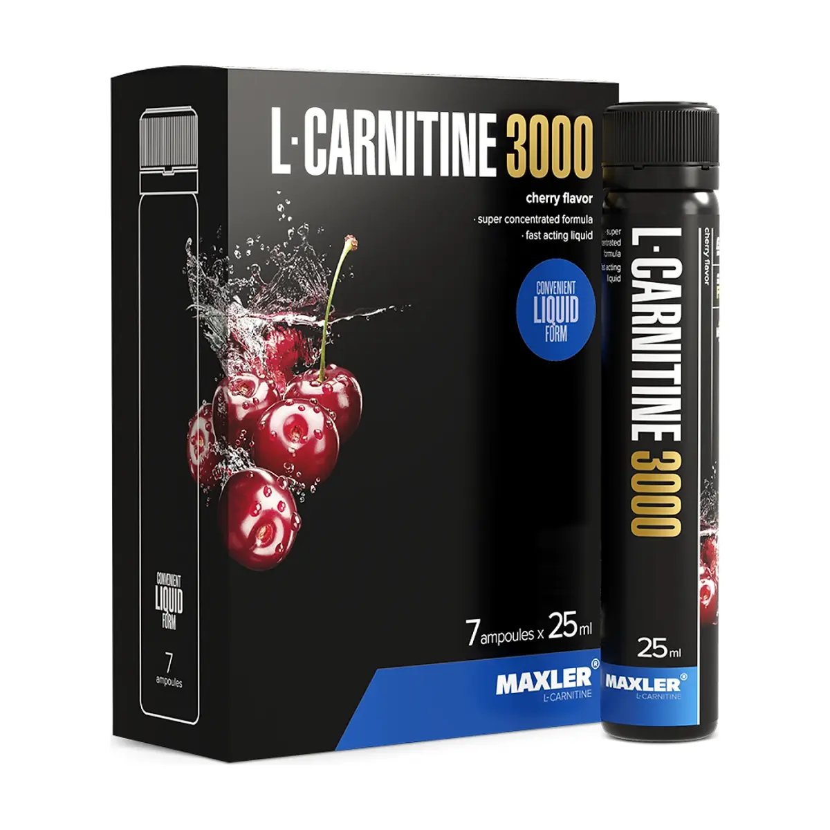 Maxler L-Carnitine 3000, Шие, 14x25 мл box, Май жағушылар