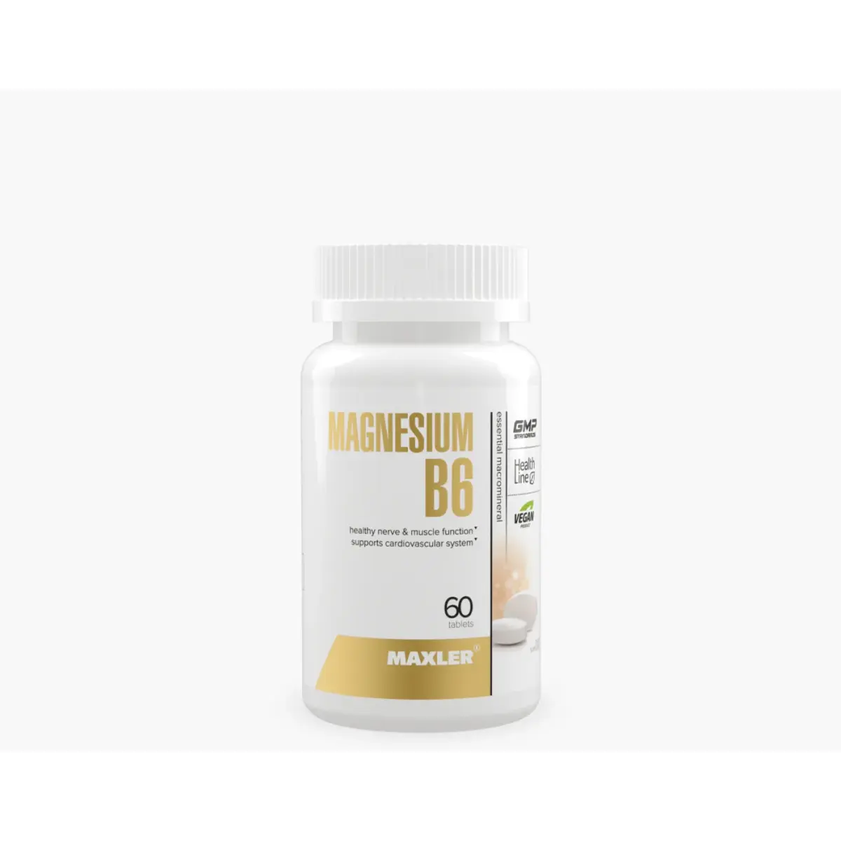 Maxler Magnesium B6, 60 таб, Витамины
