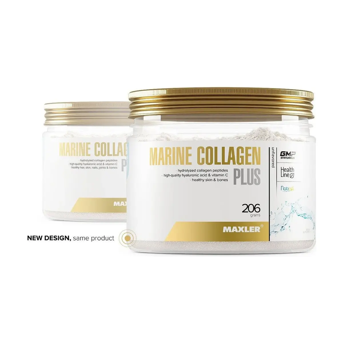Maxler Marine Collagen Plus, 200 г, Витаминдер