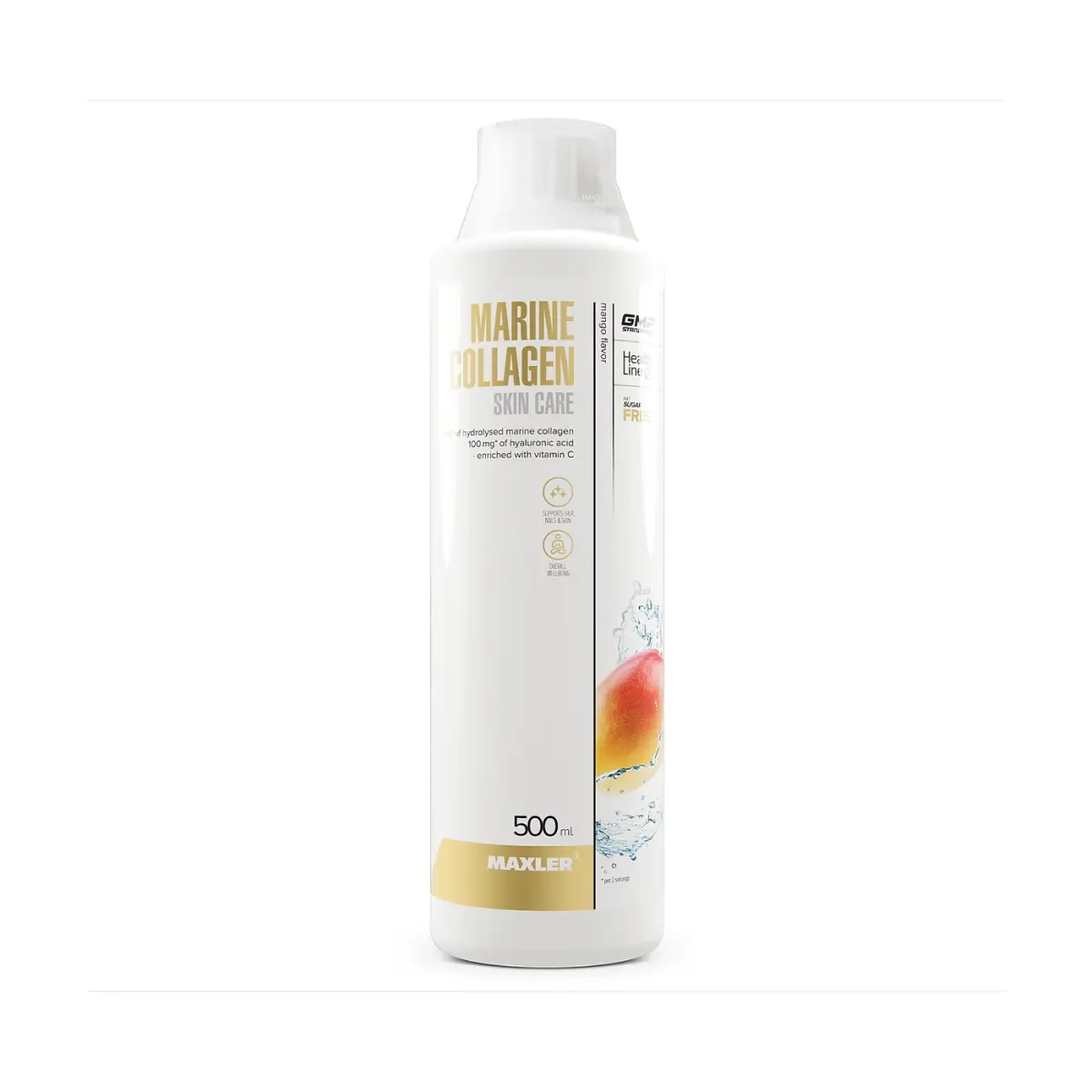 Maxler Marine Collagen Skin Care, Mango, 500 мл, Витаминдер