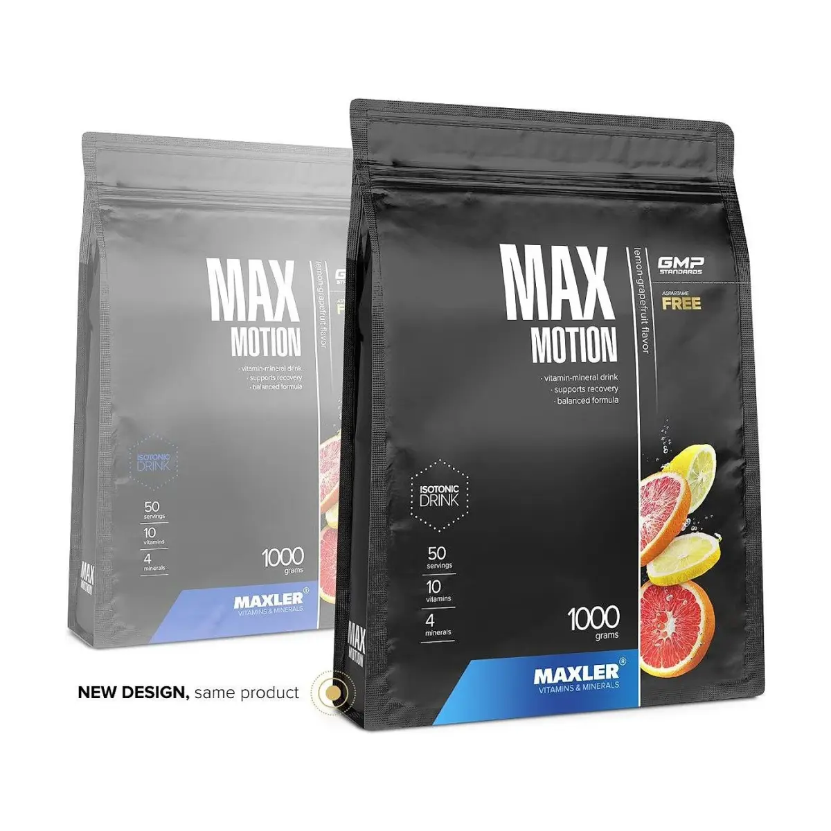 Maxler Max Motion, Lemon-Grapefruit, 500 г, Энергетиктер, предтрен