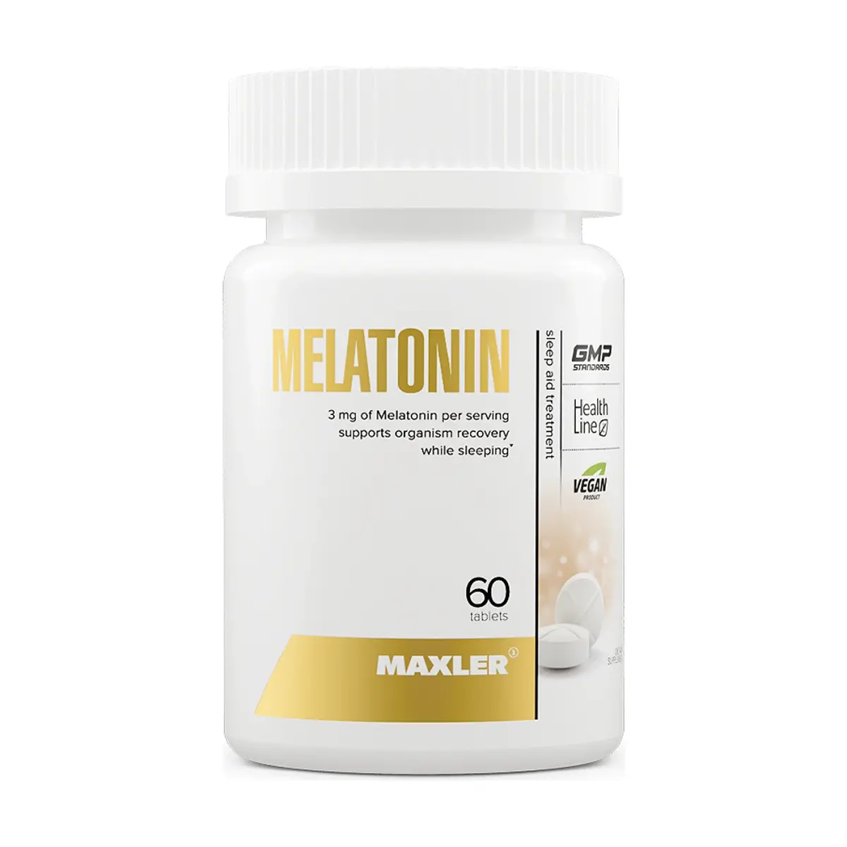 Maxler Melatonin 3 mg, 120 таб, Витамины