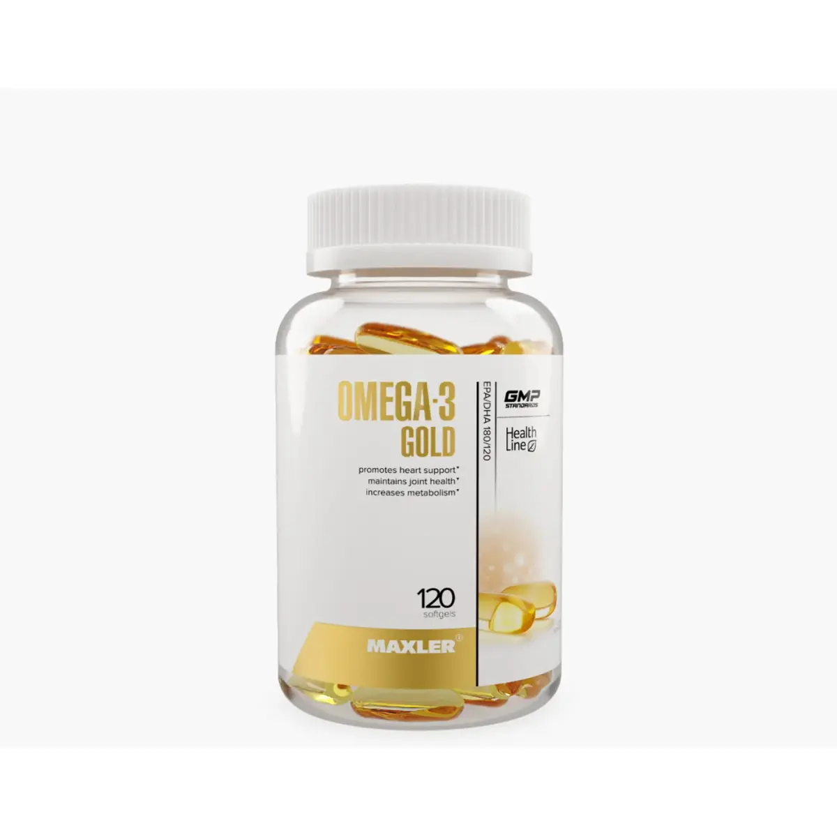 Maxler Omega-3 Gold, 60 капс, Витамины