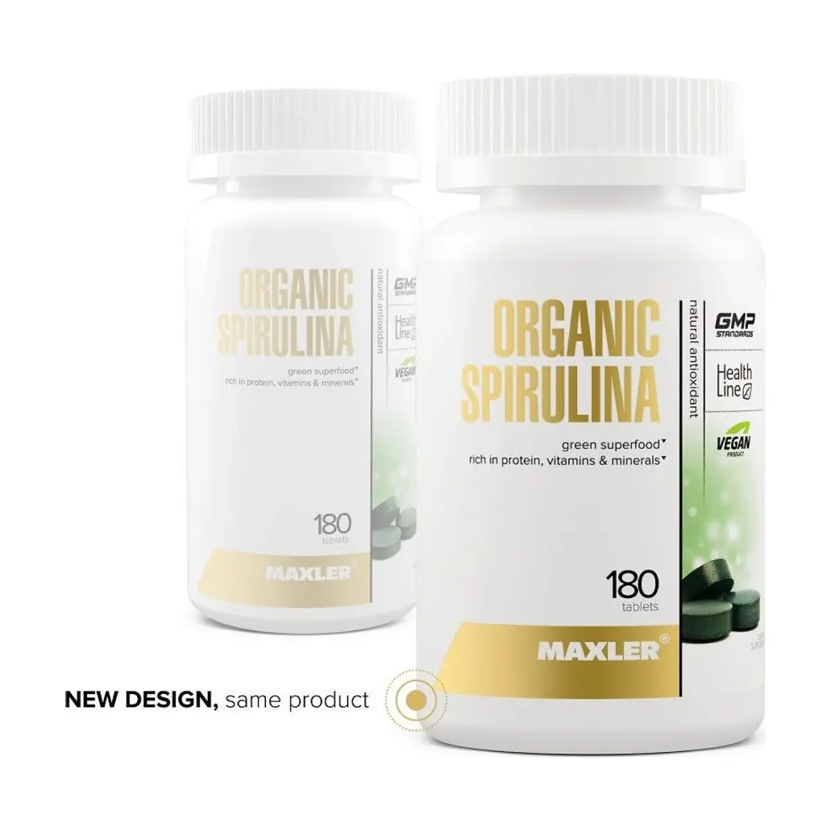 Maxler Organic Spirulina, Витамины