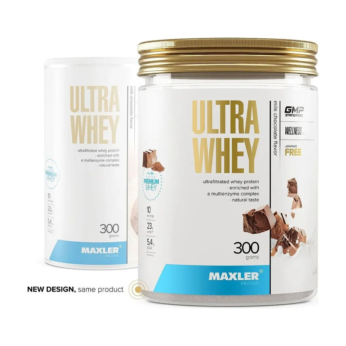 Maxler Ultra Whey, White Chocolate & Raspberry, 300 г, Протеин