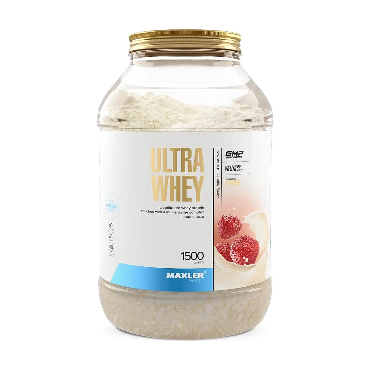 Maxler Ultra Whey, Strawberry Milkshake, 300 г, Протеин