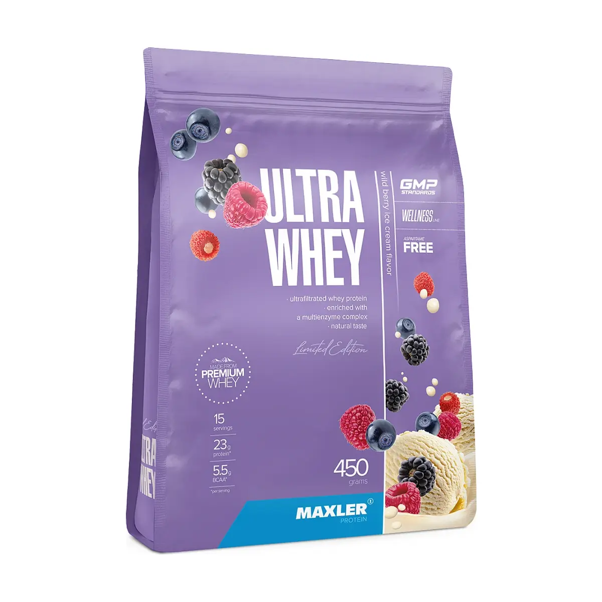 Maxler Ultra Whey, Vanilla Ice Cream, 300 г, Протеин