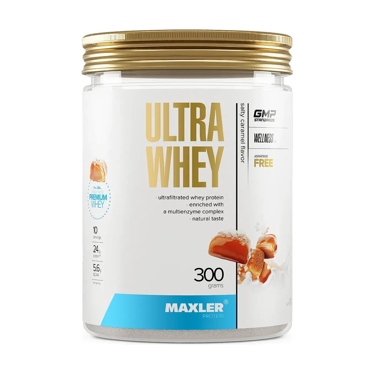 Maxler Ultra Whey, Salty Caramel, 300 г, Протеин