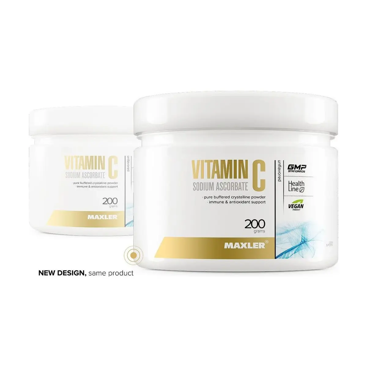 Maxler Vitamin C Sodium Ascorbate, 200 г, Витаминдер