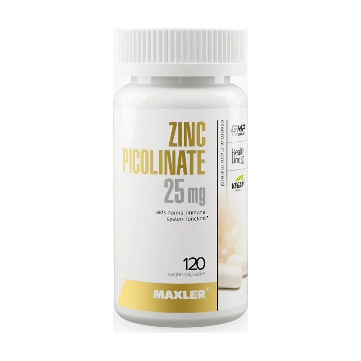 Maxler Zinc Picolinate 25 mg, 120 капс, Витаминдер