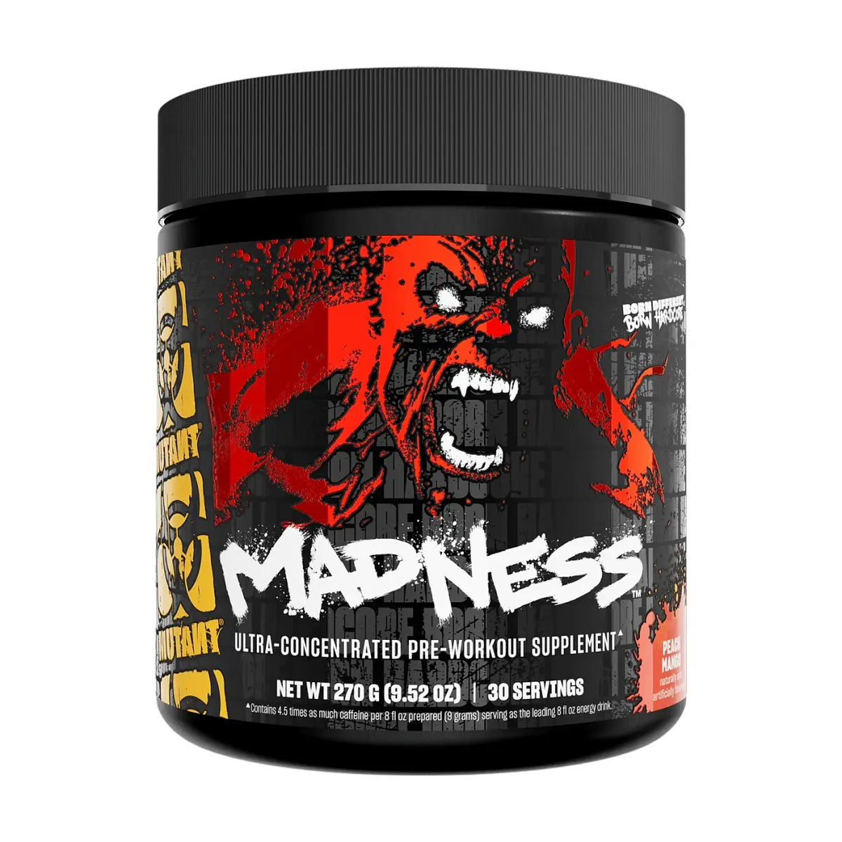 MUTANT Mutant Madness, Персик Манго, 225 г, Энергетики и предтрен