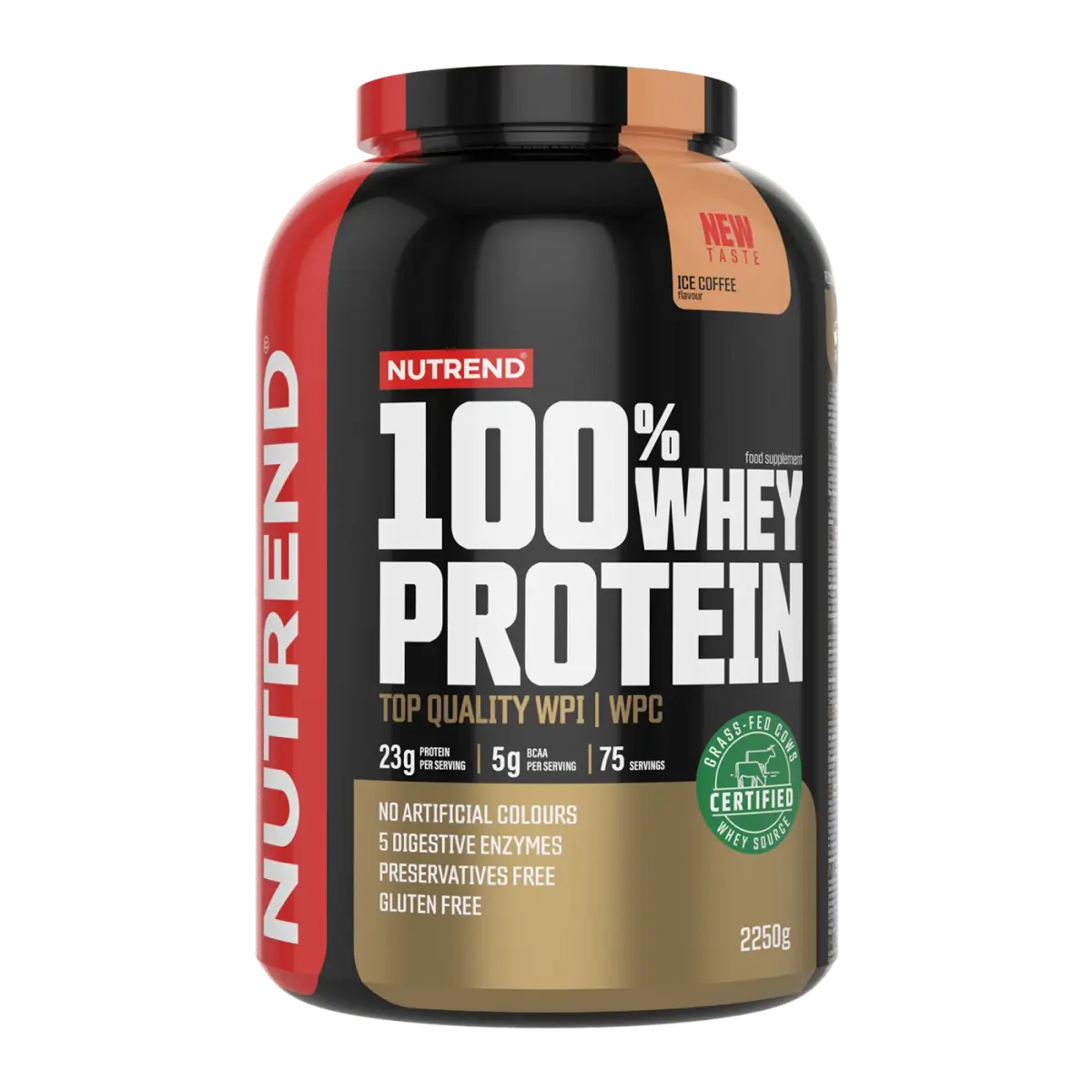 Nutrend 100% WHEY PROTEIN, Холодный кофе, 1000 г, Протеин