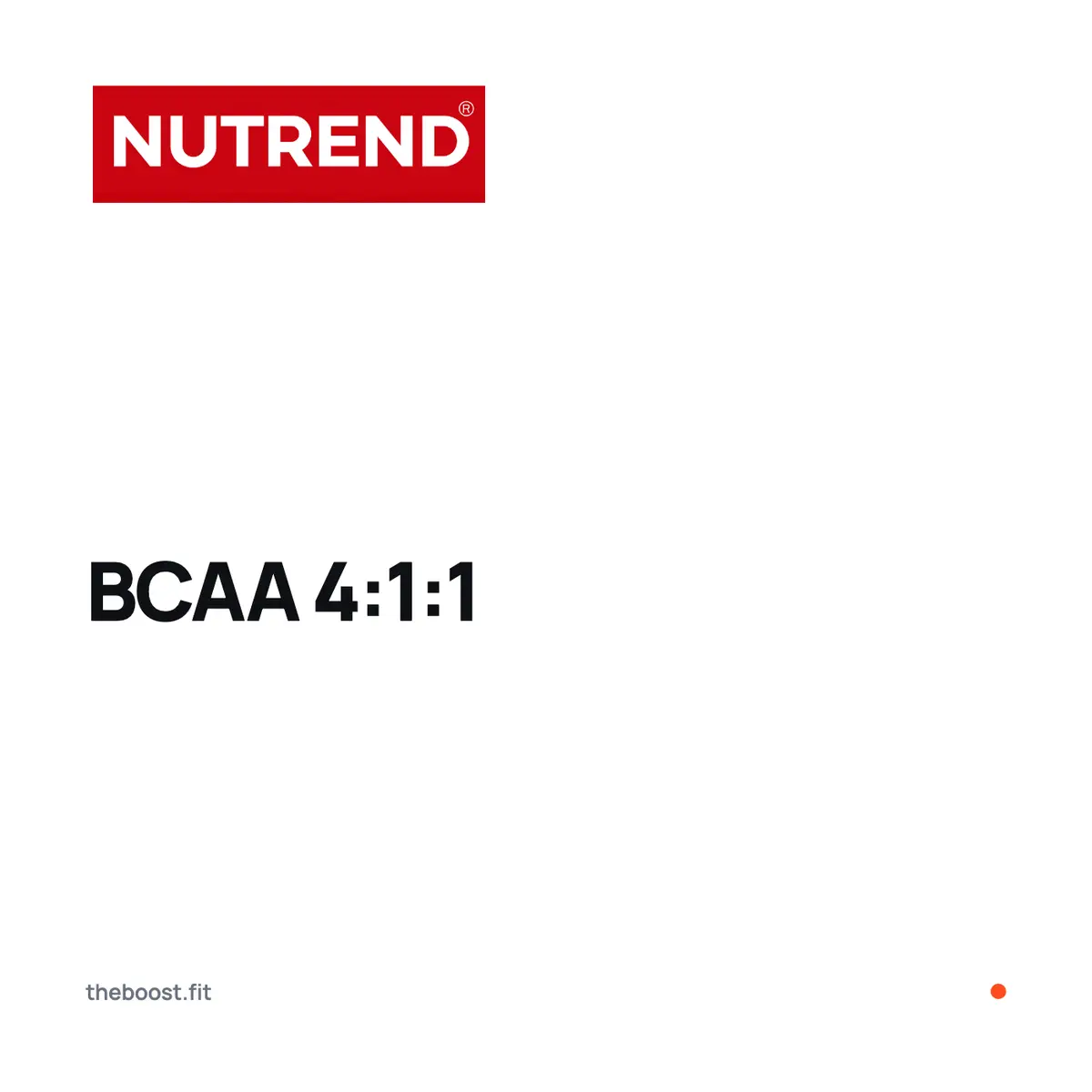 Nutrend BCAA 4:1:1, Аминқышқылдар