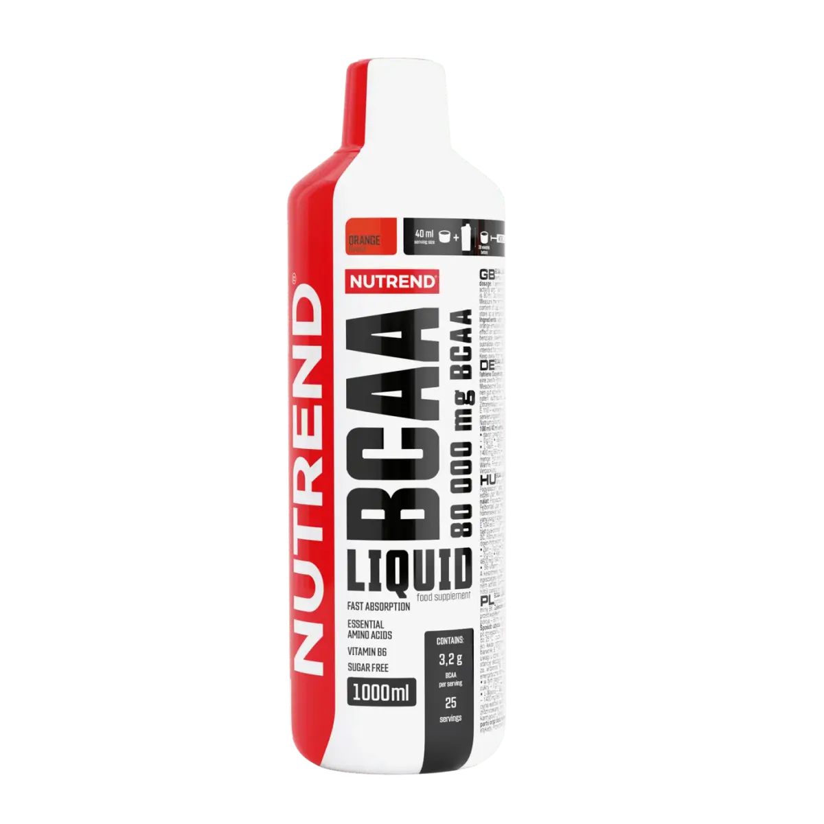 Nutrend BCAA LIQUID, 1000 мл, Аминокислоты