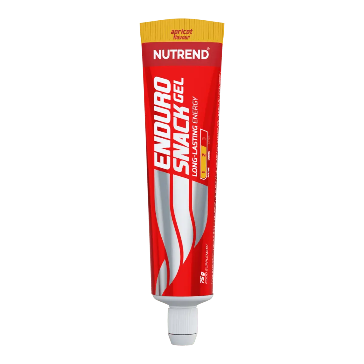 Nutrend ENDUROSNACK, tube, Абрикос, 75 г, Энергетики и предтрен