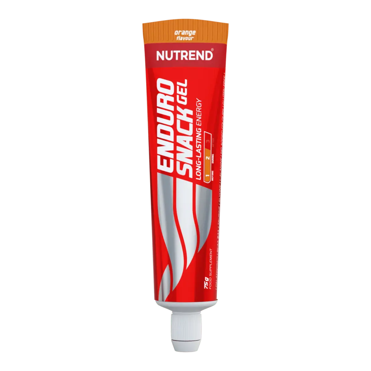 Nutrend ENDUROSNACK, tube, Апельсин, 75 г, Энергетики и предтрен
