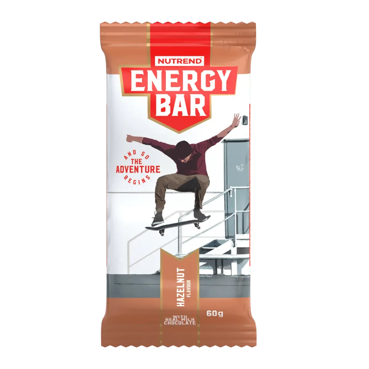 Nutrend ENERGY BAR, Фундук, 60 г, Батончики