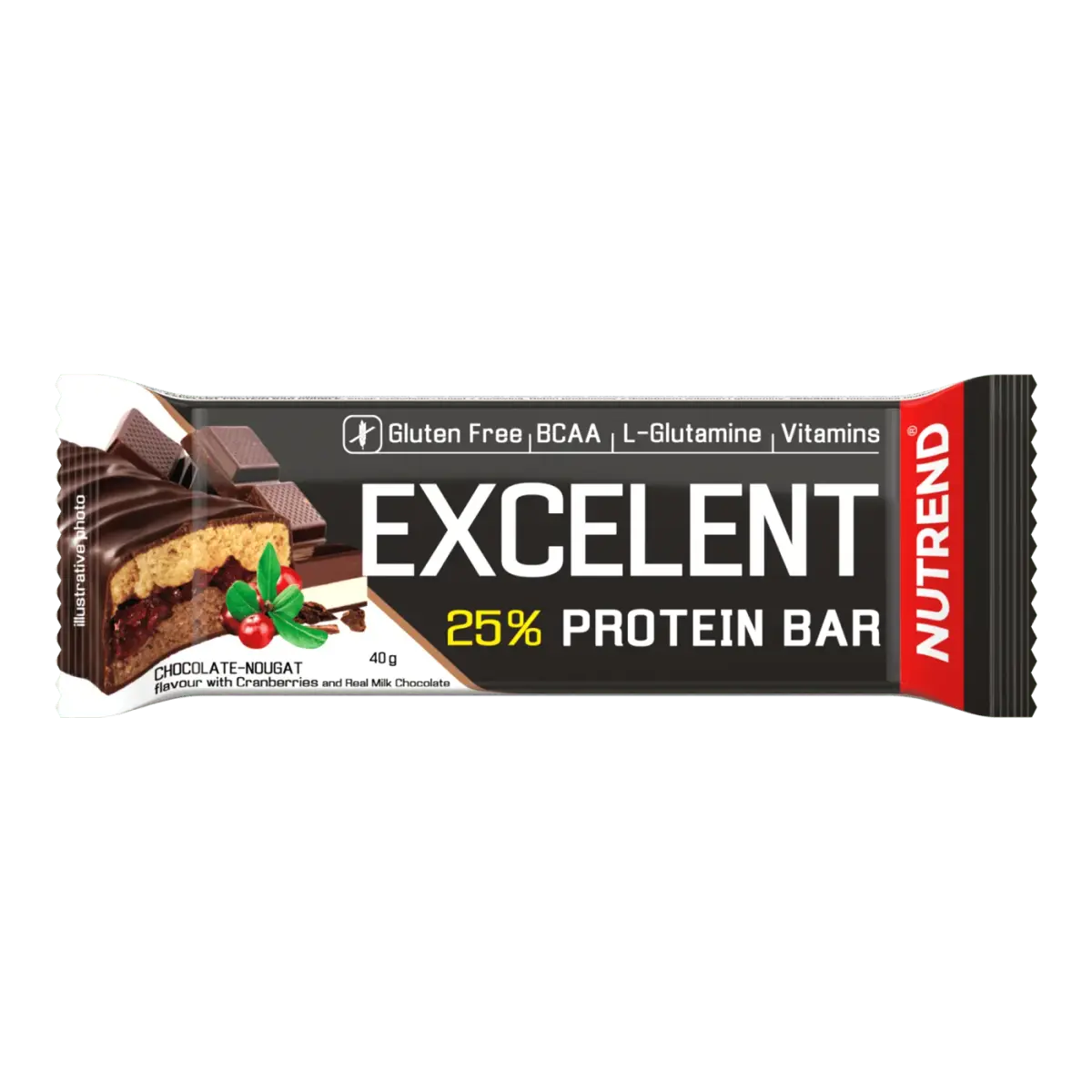 Nutrend EXCELENT BAR DOUBLE, Миндаль и фисташка с фисташками, 85 г, Батончики
