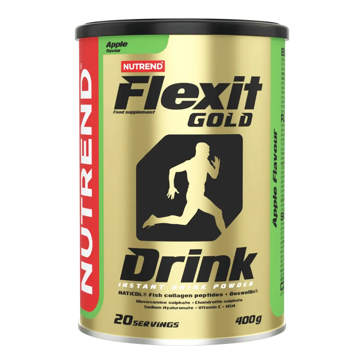 Nutrend FLEXIT GOLD DRINK, Яблоко, 400 г, Суставы и связки