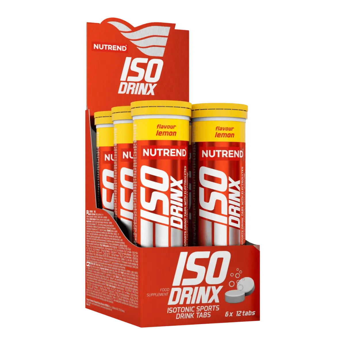 Nutrend ISODRINX TABS, Лимон, 12 таб.lets, Энергетики и предтрен