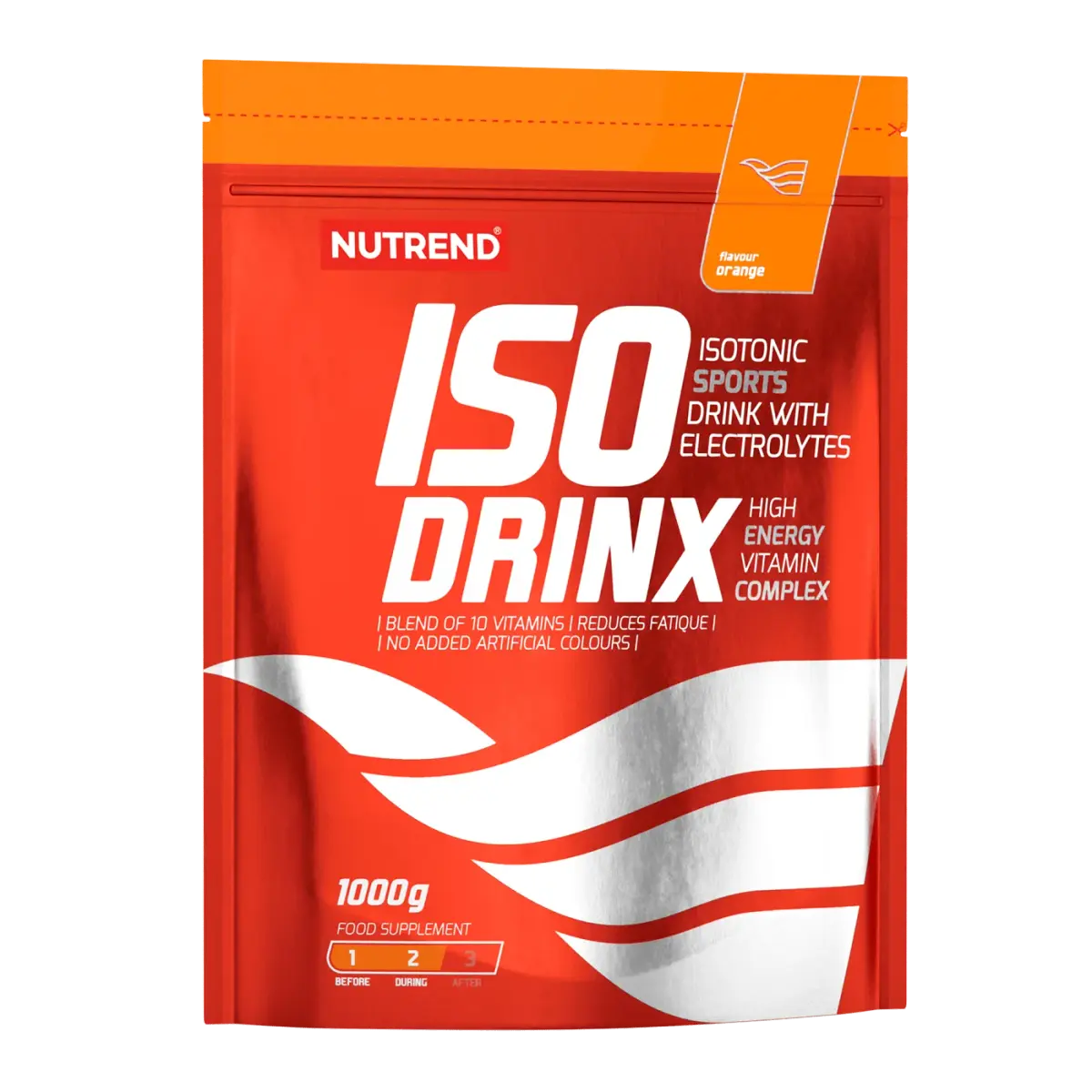 Nutrend ISODRINX, orange, 420 г, Энергетиктер, предтрен