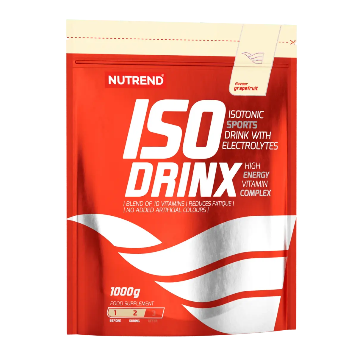 Nutrend ISODRINX, Грейпфрут, 1000 г, Энергетики и предтрен