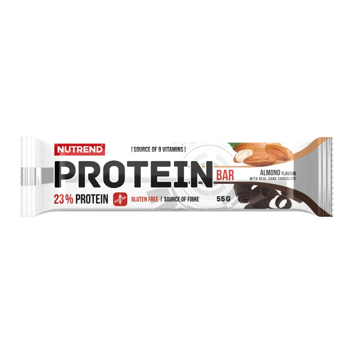 Nutrend PROTEIN BAR, Миндаль, 55 г, Батончики
