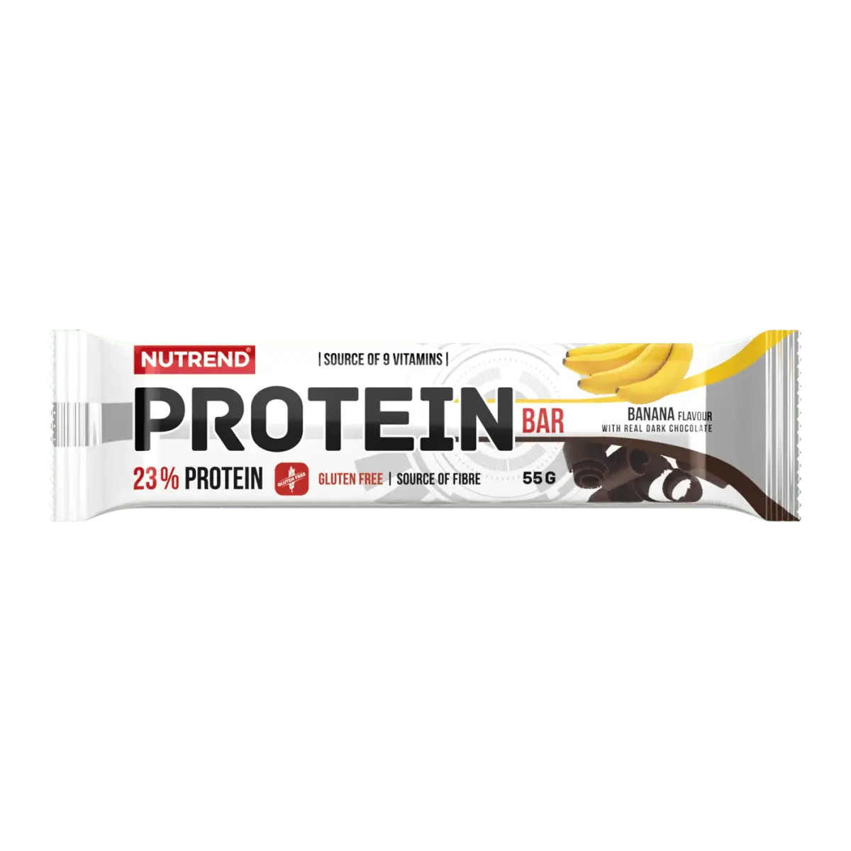 Nutrend PROTEIN BAR, Банан, 55 г, Батончики