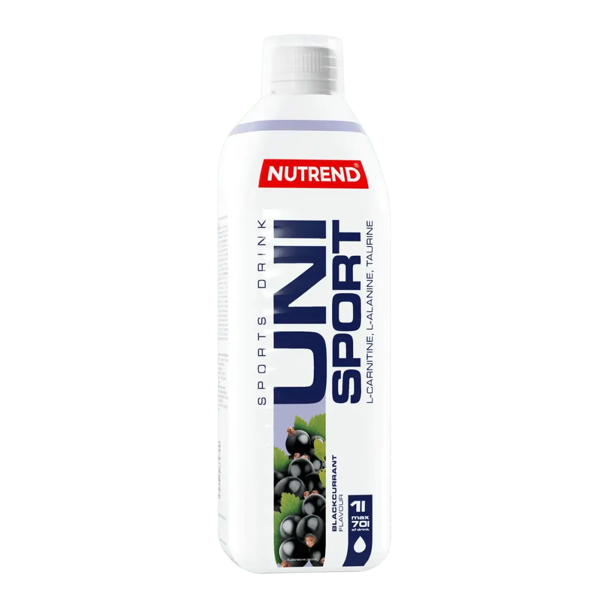 Nutrend UNISPORT, Чёрная смородина, 1000 мл, Энергетики и предтрен