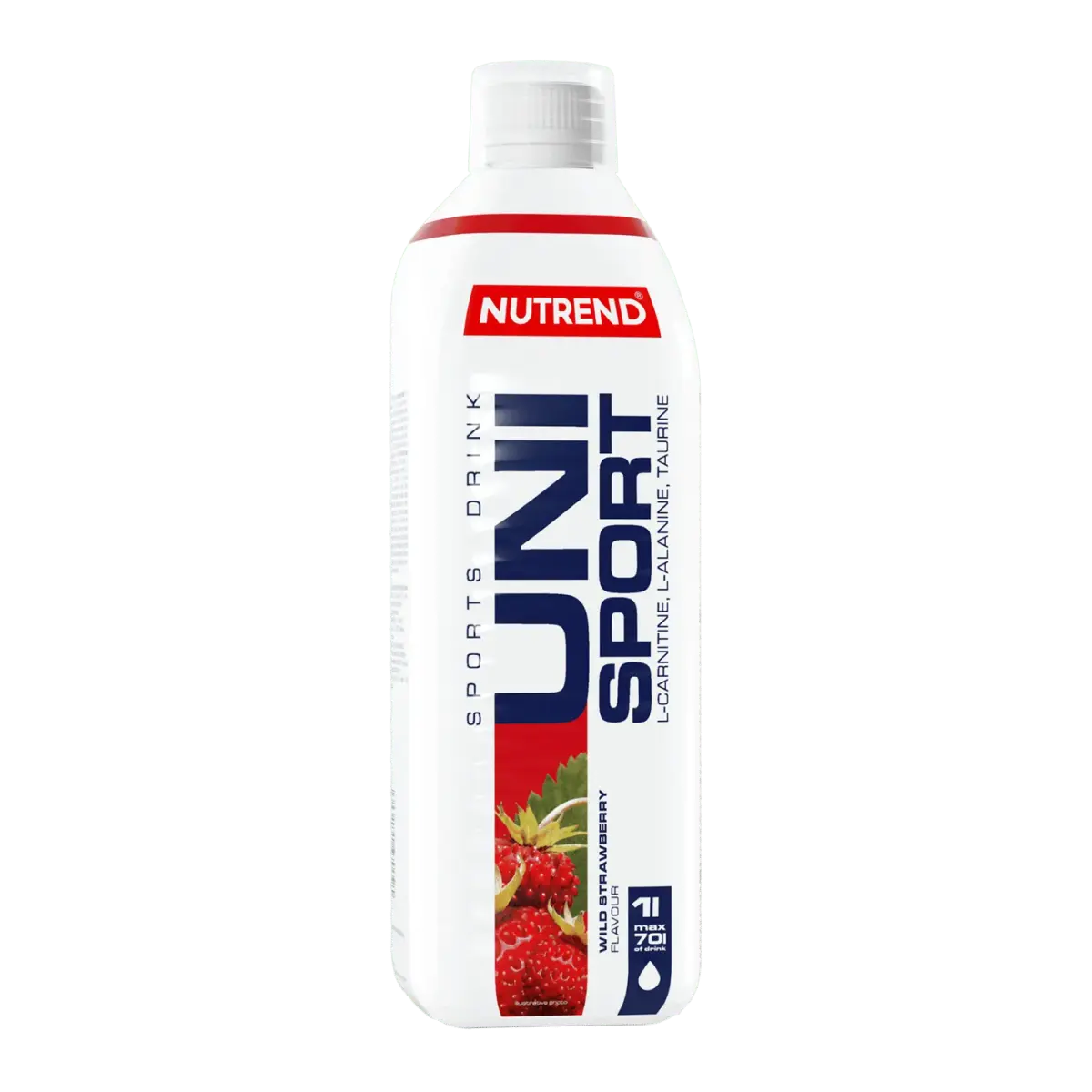 Nutrend UNISPORT, Земляника, 1000 мл, Энергетики и предтрен