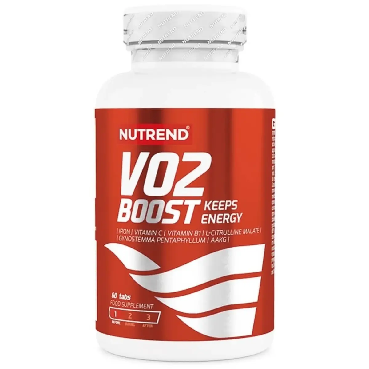 Nutrend VO2 BOOST, 60 таб, Энергетиктер, предтрен
