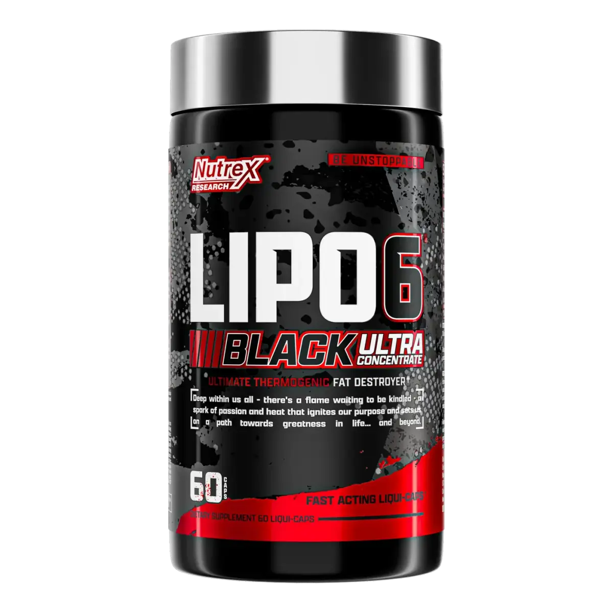 Nutrex Research Lipo 6 Black Ultra Concentrate, 60 капс, Жиросжигатели
